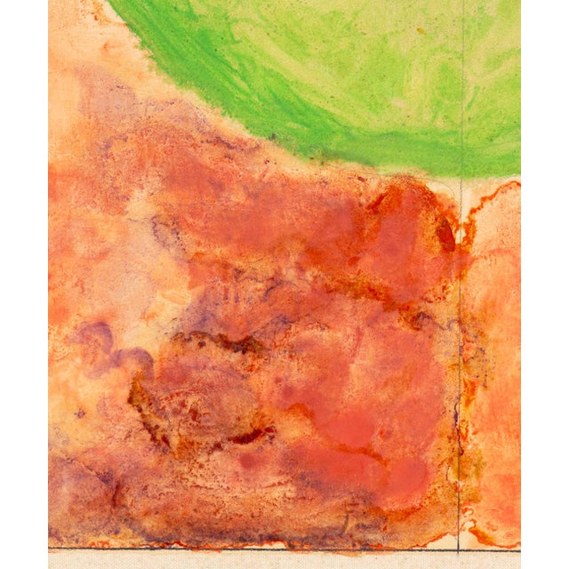 Joseph Lawrence Gardella Green Circle Mixed Media For Sale In New York - Image 6 of 9