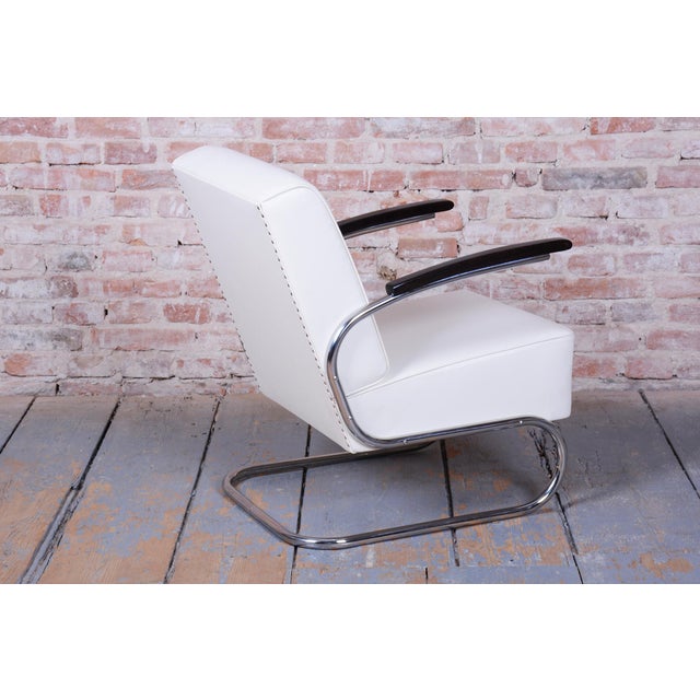 1930s Bauhaus Armchairs by W. Gispen for Mücke-Melder, Czech Republic, 1930s, Set of 2 For Sale - Image 5 of 13