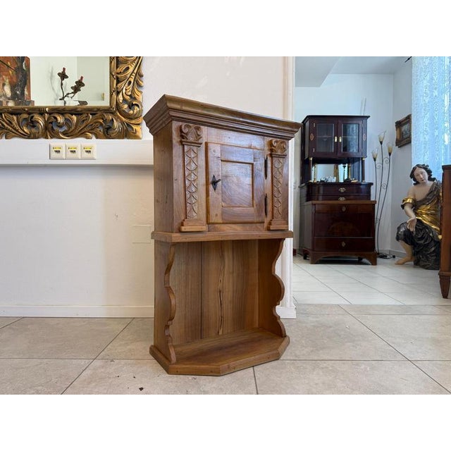 Practical rustic wall cabinet/shelf. Dimensions: Height x Width x Depth 95 x 61 x 31 cm. Practical, simple rustic wall...