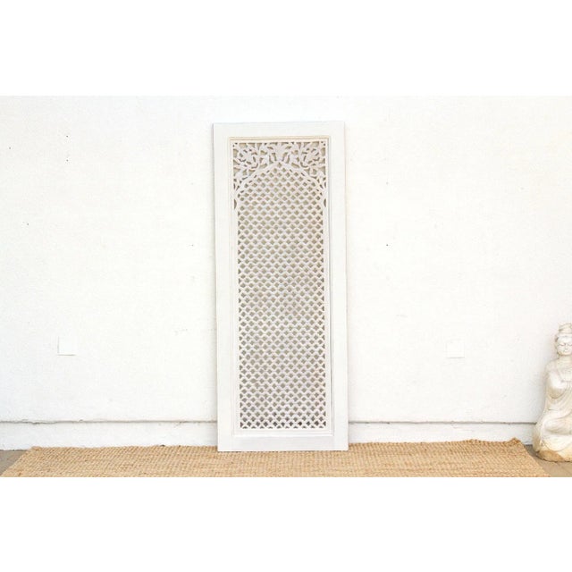 Rustic European Antique Finely Carved Jali Door Panel For Sale - Image 3 of 10