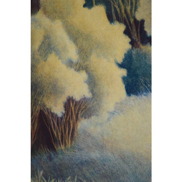 1990s "Haven III" - Large Scale Lakeside Grassland Landscape Lithograph, 50/150 For Sale - Image 4 of 9