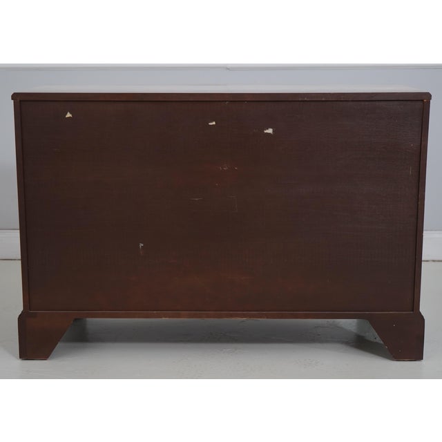 Baker Mahogany Serpentine 4 Drawer Chest For Sale - Image 16 of 16