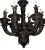 Pair of Monumental French Neoclassical Bronze Chandeliers, Late 19th Century. For Sale In Los Angeles - Image 6 of 6