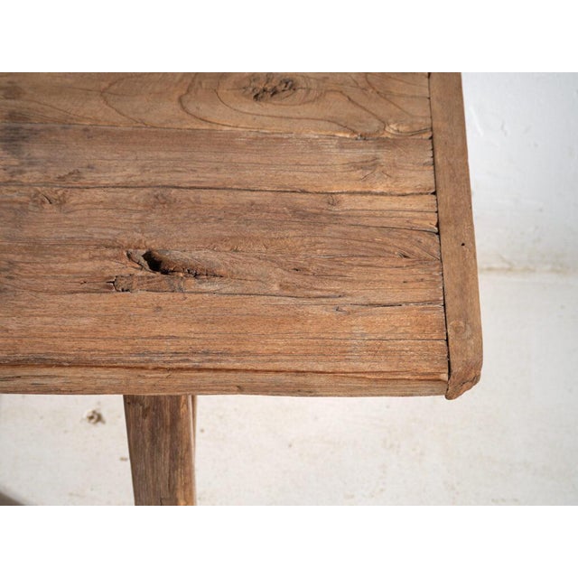 Long Antique Chinese Shandong Bench Table in Wood For Sale - Image 9 of 12