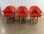 1980s 1980s Set of 3 Custom Goatskin Upholstered 360 Swivel Counter Stools 22 1/2 Seat Height For Sale - Image 5 of 5