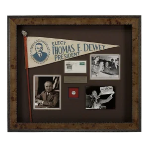 Thomas Dewey & Harry Truman 1948 Presidential Election Campaign Collage
