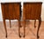 1930s Pair of French Carved Walnut Nightstands / Bedside Tables For Sale - Image 10 of 13
