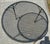 Mid 20th Century Woodard Wrought Iron Small Round Occasional Side Garden Patio Table Mesh Top For Sale - Image 12 of 12
