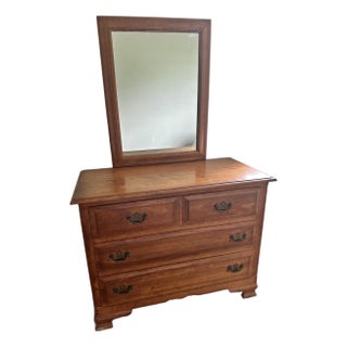 1960s Cushman Dresser and Mirror For Sale