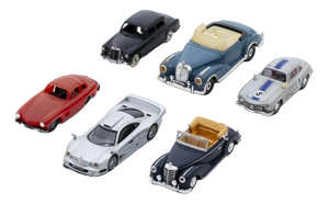Miniature Mercedes-Benz Cars, Set of 6