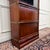 Brown English Bookcase in Brass, Glass, and Ash in the style of Globe-Wernicke For Sale - Image 8 of 13