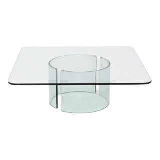The Art of Transparency: 1970s Vintage Gallotti & Radice Coffee Table For Sale