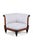 Antique Corner Lounge Chair in Princeton Ticking, 1800s For Sale - Image 14 of 14