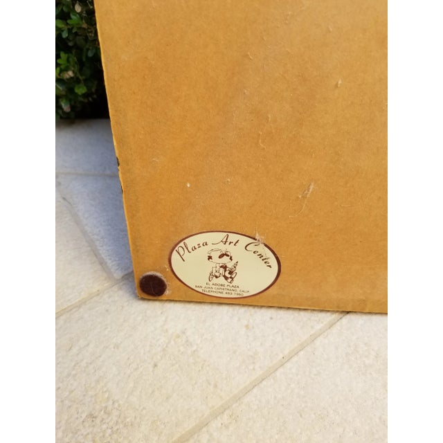 Unique set of three cut work paper art composed of hand colored Vintage engravings.