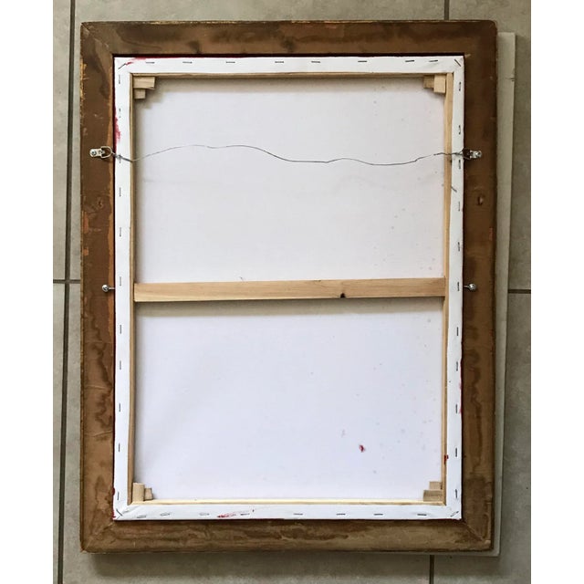 Modernist Female Nude Life Study Acrylic Painting on Canvas For Sale - Image 4 of 5