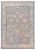 Textile Contemporary Modern Oushak Style Wool Rug in Gray For Sale - Image 7 of 7
