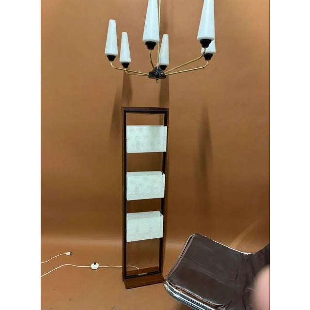 1950s Vintage French Floor Lamp from Maison Arlus, 1950 For Sale - Image 5 of 10