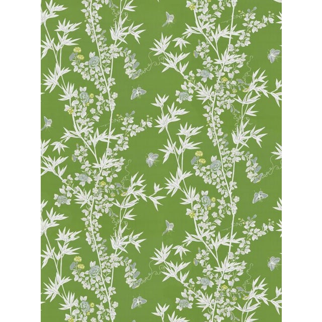 English Scalamandre Jardin De Chine in Jade Green For Sale - Image 3 of 3