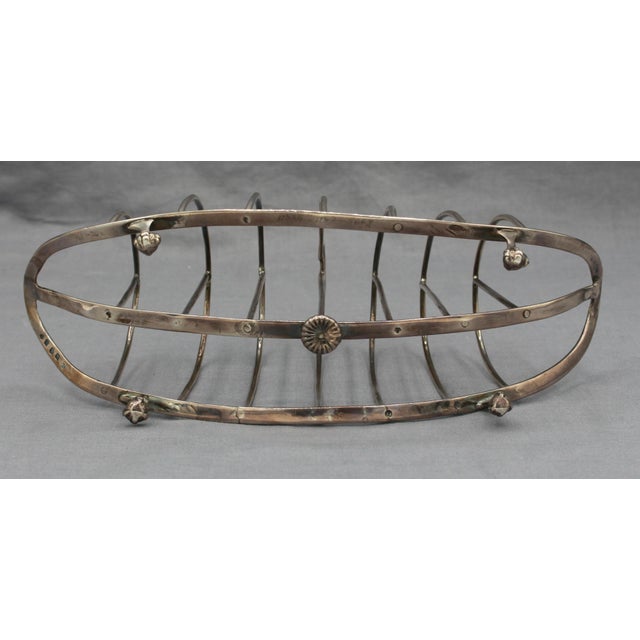 1797 Sterling Silver Toast Rack by James Kidder For Sale - Image 4 of 10