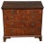 Antique Crossbanded Walnut and Oak Chest of Drawers For Sale