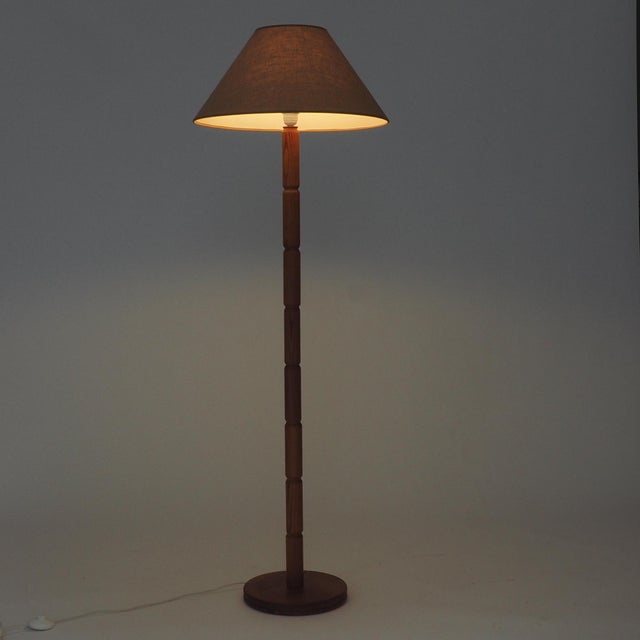 1960s Mid-Century Wooden Floor Lamp from Aneta Växjö, 1960s For Sale - Image 5 of 18