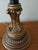 Hollywood Regency Vintage Black & Gold Neoclassical Table Lamp With Ornate Cast Metal Base For Sale In Buffalo - Image 6 of 12