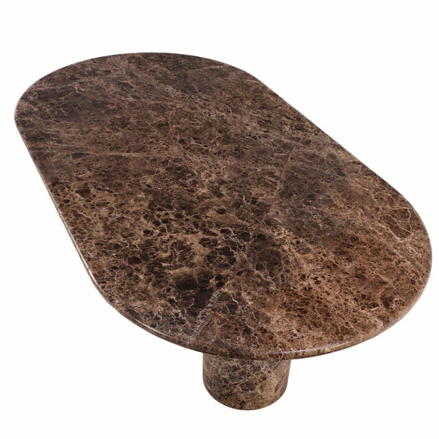 Late 20th Century Italian Marble Dining Table For Sale - Image 4 of 6