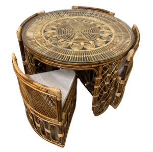 Penelope Game Table with Nesting Chairs