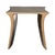 Not Yet Made - Made To Order "Alphacute" Side Table With Bronze, Handmade For Sale - Image 5 of 6