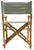 Bamboo & Canvas Folding Deck / Director's Chair For Sale - Image 4 of 6