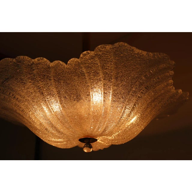 Rosanna Toso "Graniglia" Murano Glass Pendant Lamp, Mid-Century Modern For Sale - Image 10 of 12