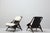 Sheepskin and Leather Armchairs with Headrests by W.D. Andersag, 1959, Set of 2 For Sale - Image 10 of 17