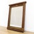 Wood Large Oak Religious Church Frame with Mirror For Sale - Image 7 of 7