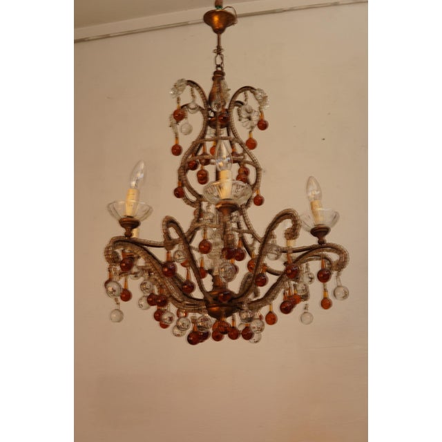 Antique Murano Chandelier, 1890s For Sale - Image 4 of 6