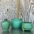 Mid-Century Modern Vintage Trio of Matte Glazed Ceramic Vases For Sale - Image 3 of 4