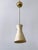 Gold Mid-Century Pulley Diabolo Pendant Lamp attributed to Vereinigte Werkstätten, Munich, 1950s For Sale - Image 8 of 18