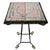 Mid-Century Plant Table in Pink Ceramic and Wrought Iron, 1960s For Sale - Image 9 of 9