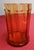 Vintage Empoli Optic Glass Apothecary Jar With Circus Tent Lid, MCM For Sale In San Diego - Image 6 of 8