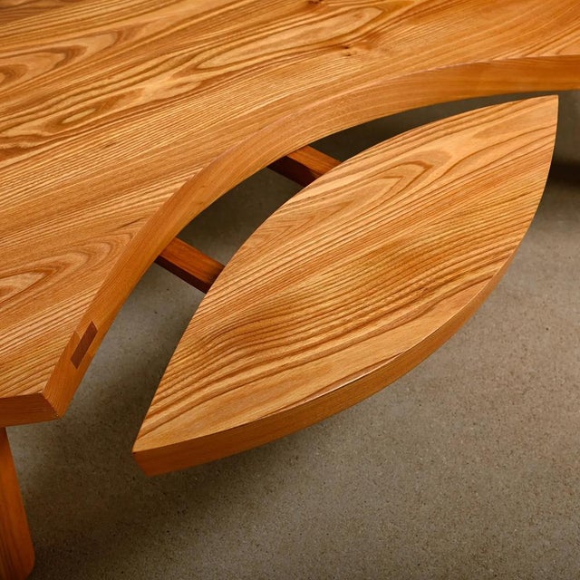 T22C Table in Elm by Pierre Chapo, France, 2010s For Sale - Image 15 of 18