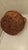 1990s Coastal Sculptural Thick Round Basket Decor Piece - Medium Lightweight Brown With Dramatic Fixed Handle For Sale - Image 5 of 9