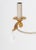 Modern Art Glass Silvered and Giltwood Chandelier For Sale In New York - Image 6 of 9