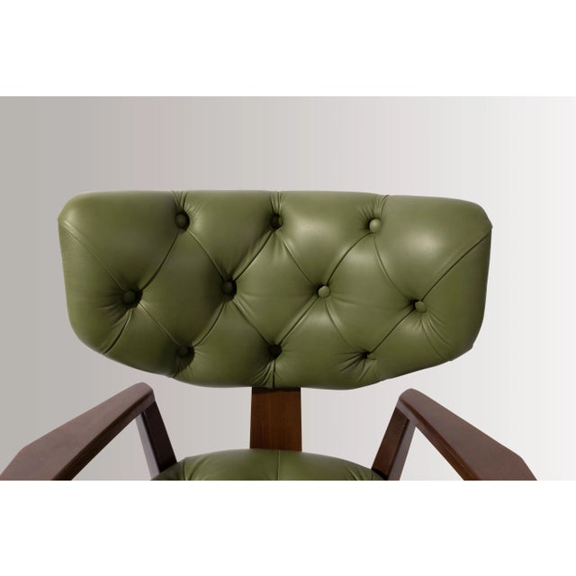 Mid-Century Modern Ash Solid Wood Light Green Kendall Chair For Sale - Image 4 of 11