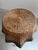 Wood Ghost Draped Wicker Tromp l'Oeil Table + 2 Bistro Chairs, Bohemian Hand Woven For Sale - Image 7 of 12