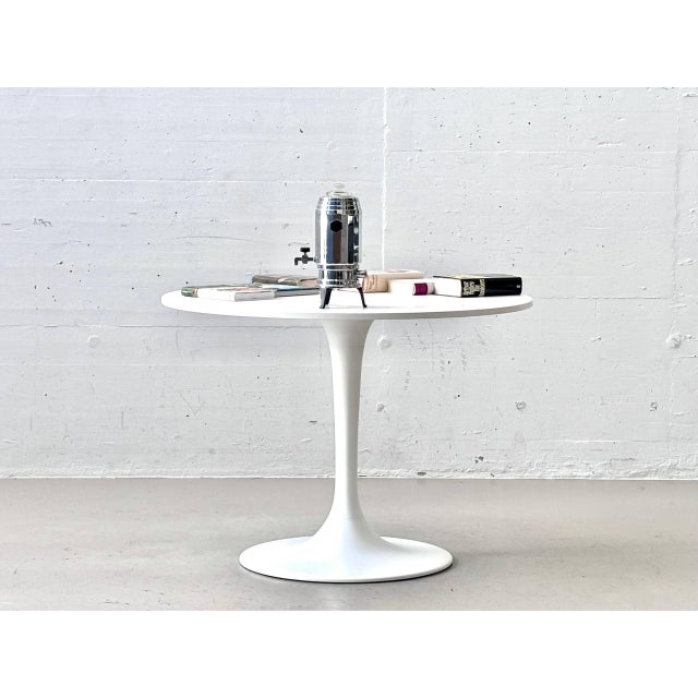 Round Docksta Tulip Table in White from Ikea, 2010s For Sale - Image 14 of 14