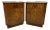 Art Deco Walnut Bedside Tables, 1930s, Set of 2 For Sale