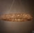 Contemporary Rh Restoration Hardware Crystal Halo Smoke Round Led Chandelier – 41” For Sale - Image 3 of 4