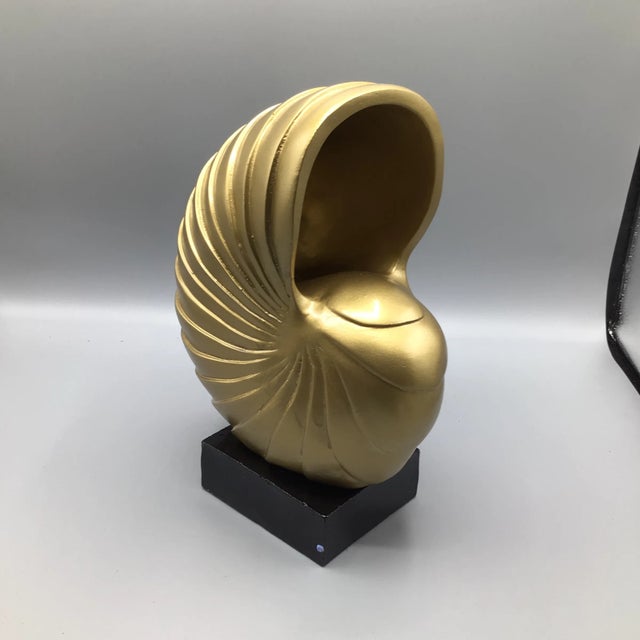 Faux Gold Shell on Black Base For Sale - Image 4 of 13