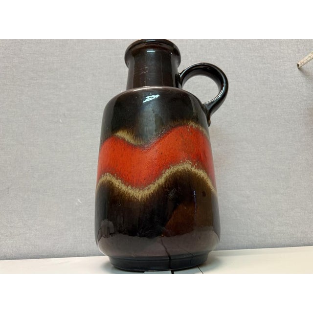 Vintage Fat Lava Model 408-40 Floor Vase from Scheurich, 1970s For Sale - Image 4 of 18