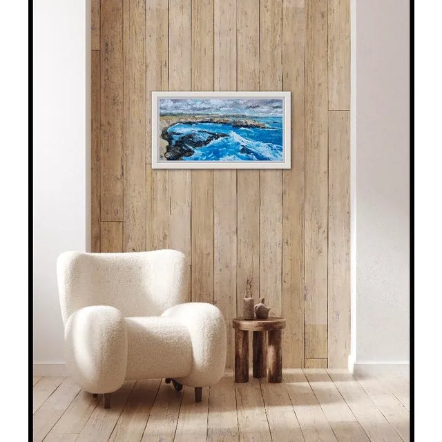 Impressionist Style Point Reyes Seashore Oil Painting For Sale - Image 4 of 6