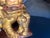 Pair Late 19th Century Chinese Carved Giltwood Male & Female Guardian Foo Dogs With Cub Attached to Female For Sale - Image 12 of 12